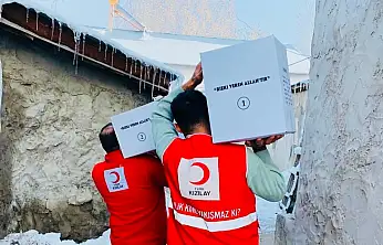 Bağışçıların emaneti Kızılay Taşlıçay ile ailelere ulaştırılıyor