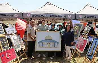 Balık Gölü Festivali'nde Doğubayazıt ADEM stantlarına yoğun ilgi