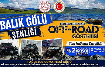 Balık Gölü Şenliği'nde Off-Road heyecanı Ağrı'dan Taşlıçay'a taşacak