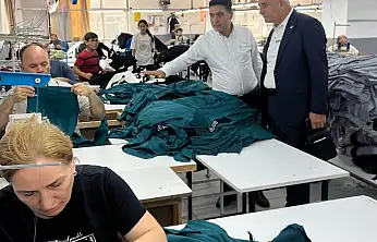 Başkan Yakut'tan tekstil sektöründe faaliyet gösteren Önder Ballı'ya ziyaret
