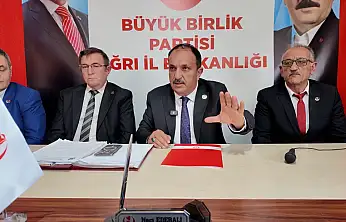 BBP'li Uğur Bulut'tan Ağrı'da asgari ücret çıkışı: Yılda iki kez zam yapılmalı