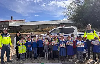 Diyadin'de 27 öğrenciye trafik eğitimi verildi