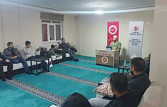 Diyadin'de 'Anla ve Yaşa' sohbetlerinde beş temel zaruret anlatıldı