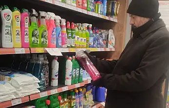 Diyadin'de biyosidal ürünlere yönelik denetim yapıldı