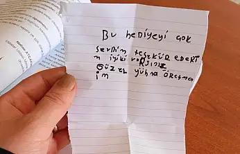 Diyadin'de öğretmen ve öğrencisinden yürek ısıtan hikâye