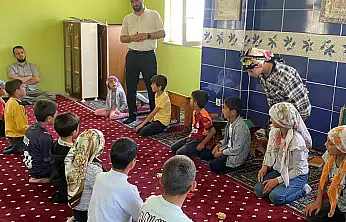 Diyadin'de Yaz Kur'an Kurslarına ziyaretler sürüyor