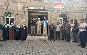 Diyadin'den kutsal topraklara duygu dolu uğurlama