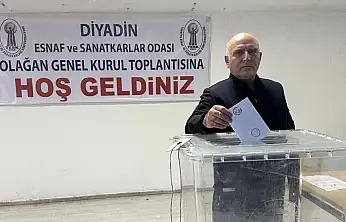 Diyadin esnafı sandıkta kararını verdi