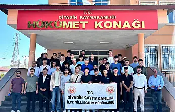 Diyadinli öğrenciler tarih yolculuğuna uğurlandı