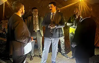 Doğubayazıt Devlet Hastanesi'nde altyapı çalışmaları sürüyor