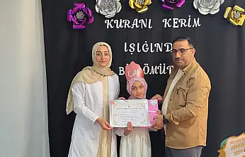 Doğubayazıt Mevlana Camii Yaz Kur'an Kursu'nda mezuniyet coşkusu