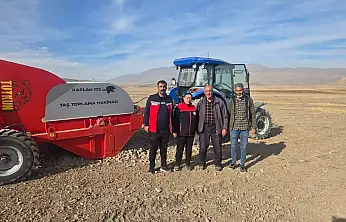 Doğubayazıt'ta DAP Projesi makinesi sahada test edildi