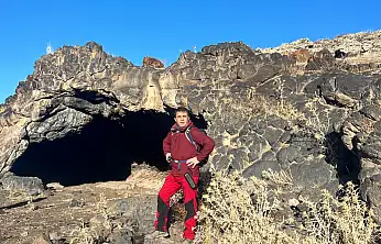 Doğubayazıt'ta doğa yürüyüşü: Mişir mağarası keşfedildi