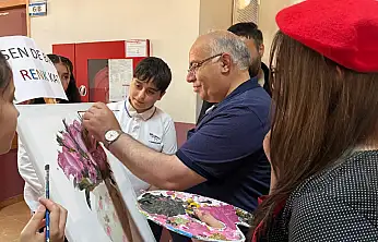 Doğubayazıt'ta fırçalar konuştu, yetenekler göz kamaştırdı
