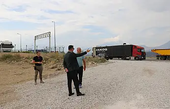 Doğubayazıt'ta ilave TIR parkı için çalışmalar sürüyor