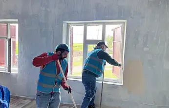 Doğubayazıt'ta köy okulları yeni eğitim yılına hazırlanıyor