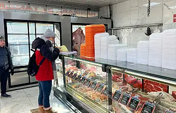 Doğubayazıt'ta sağlıklı gıda için işletmeler tek tek kontrol ediliyor