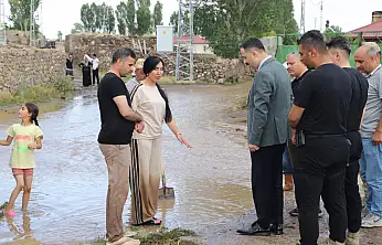Doğubayazıt'ta sel sonrası hasar tespit çalışmaları sürüyor