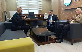 Ekrem Çelebi'den Ahmet Genç'e başsağlığı ziyareti