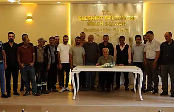 Eleşkirt Belediyesi'nde en düşük maaş 50 bin lira oldu
