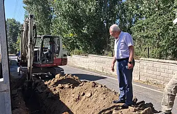 Eleşkirt'te Karşıyaka Mahallesi doğalgaza kavuşuyor