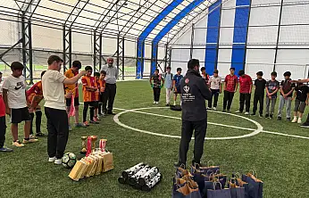 Eleşkirt'te Kur'an kursu öğrencileri sporla buluştu