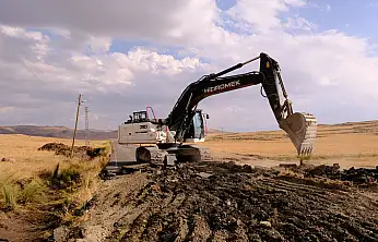 Gümüşyazı ile Başçavuş arasındaki köy yolunda bakım başladı