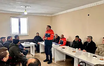 Güneykaya Köyü'nde AFAD'dan kış uyarısı