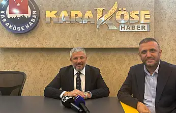Hayırsever iş insanı Azad Medeni Kahraman'dan Karaköse Haber'e ziyaret
