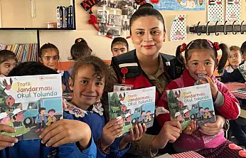 Jandarmadan Diyadin'deki öğrencilere sürpriz ziyaret