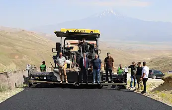 Kaymakam Ayvat Hudut Karakolu yolundaki çalışmaları yerinde inceledi