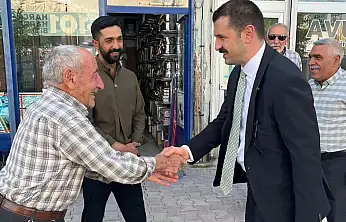 Kaymakam Coşkun hem esnafı dinledi hem yatırımları inceledi