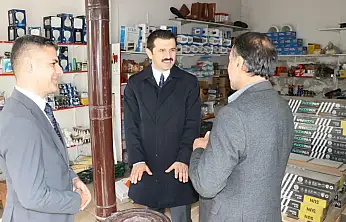 Kaymakam Coşkun Tutak esnafını dinledi