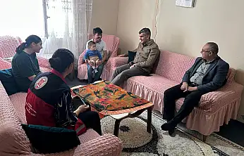 Kaymakam Korkusuz, Dörmüş ailesinin evine konuk oldu