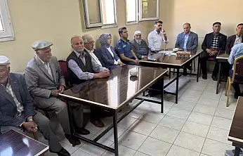 Kaymakam Kübra Baka Kılıç Yassıkaya köyüne taziye ziyareti