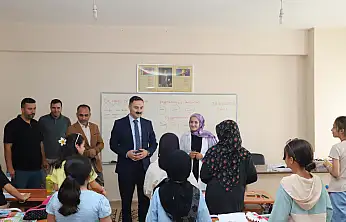 Kaymakam Mustafa Ayvat'tan ADEM 2 Aile Destek Merkezi'ne ziyaret