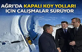Kırsalda ulaşım için zamanla yarış devam ediyor