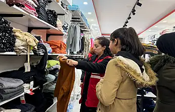 Kızılay Butik'ten ihtiyaç sahiplerine kış desteği