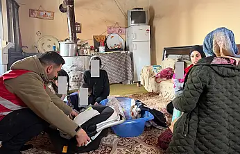 Kızılay'dan anne ve bebek için anlamlı yardım