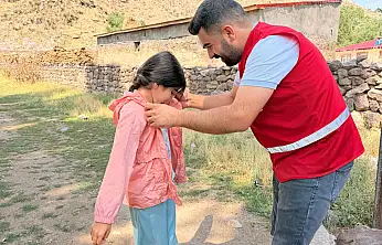 Kızılay'ın iyilik eli Tutumlu Köyü'ne uzandı