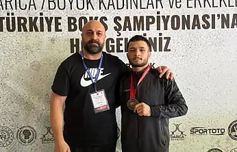 Kocaeli'de Ağrı'yı temsil etti, Türkiye üçüncüsü oldu