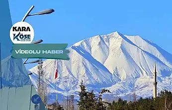 Kösedağ'ın beyaz örtüsü şehre ayrı bir güzellik kattı