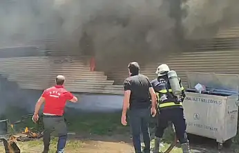 Mahalleyi ayağa kaldıran yangın! Alevler evlere dayandı