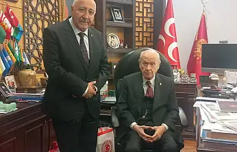 MHP Ağrı İl Başkanı Aktaş, Devlet Bahçeli ile görüştü