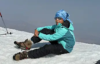 Minik dağcılar Ağrı Dağı'nda zirveye ulaştı