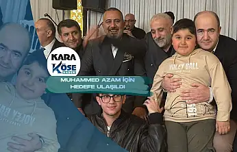 Minik Muhammed'in tedavi umudu gerçeğe dönüştü!