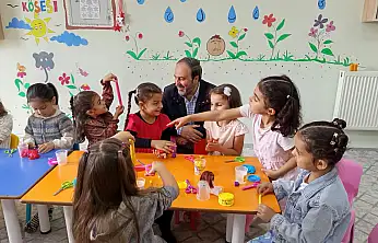Müftü İlhan Kur'an kurslarında öğrencilerle buluştu