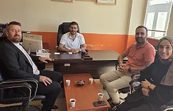 Patnos RAM'da yeniden göreve başlayan Değerli'ye hayırlı olsun ziyareti