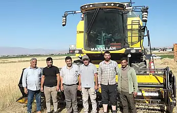 Patnos'ta arpa ve buğday hasadı başladı