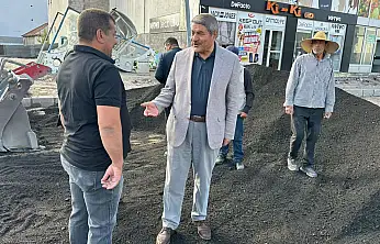 Patnos'ta Atatürk Mahallesi'nin yolları yenileniyor
